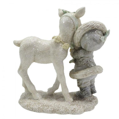 Juldekoration Inomhus Barn 13 Cm Vit Polyresin