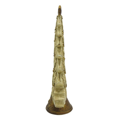Juldekoration Inomhus Julgran 20 cm Gyllene färg Polyresin