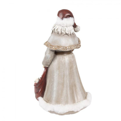 Juldekoration Inomhus Jultomte 31 cm Grå polyresin