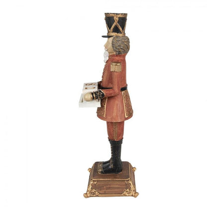Juldekoration Inomhus Kalender Nötknäppare 32 cm Röd Polyresin