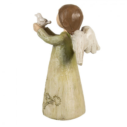 Dekorasjon Engel 12 cm Grønn