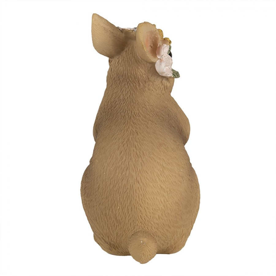 Påskepynt Kanin 14 cm Brun