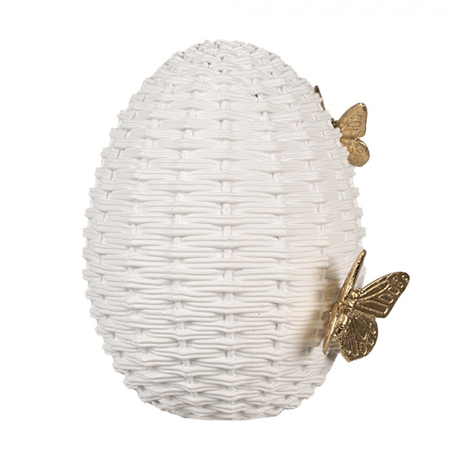 Påskepynt Egg 20 cm Hvit