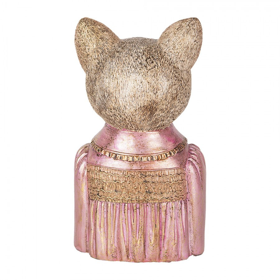 Dekoration Djur Katt 14x11x23 cm Brun