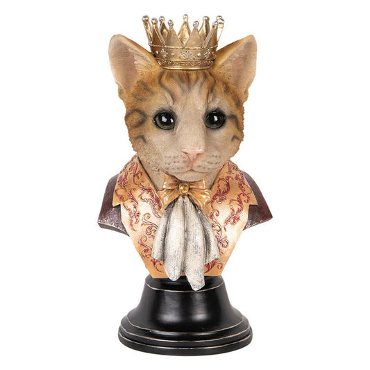 Dekoration Djur Katt 37 cm Brun