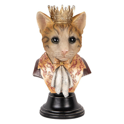 Dekoration Djur Katt 37 cm Brun