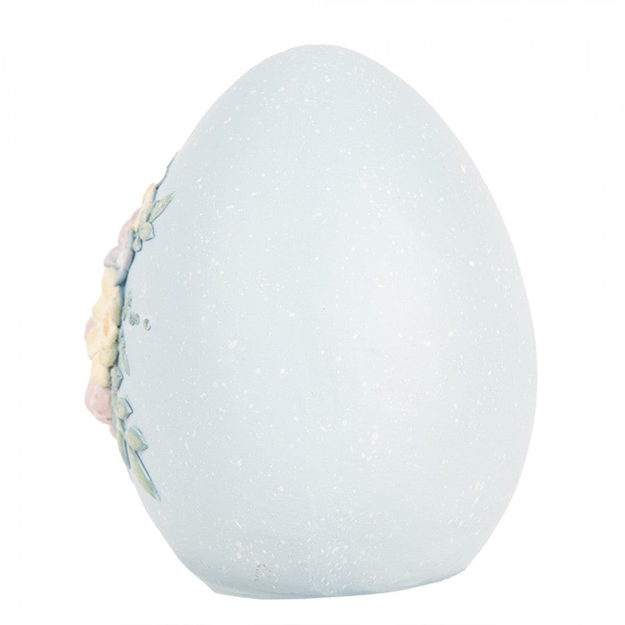 Påskepynt Egg Blå Rosa 10x11x13 cm