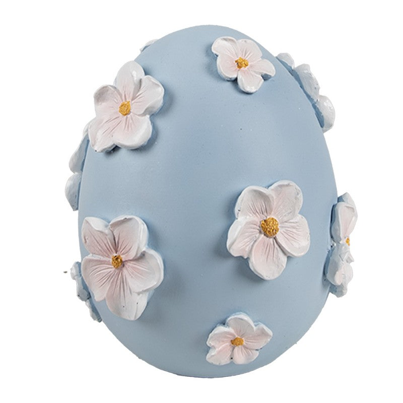 Påskepynt Egg Ø 11x13 cm Blå