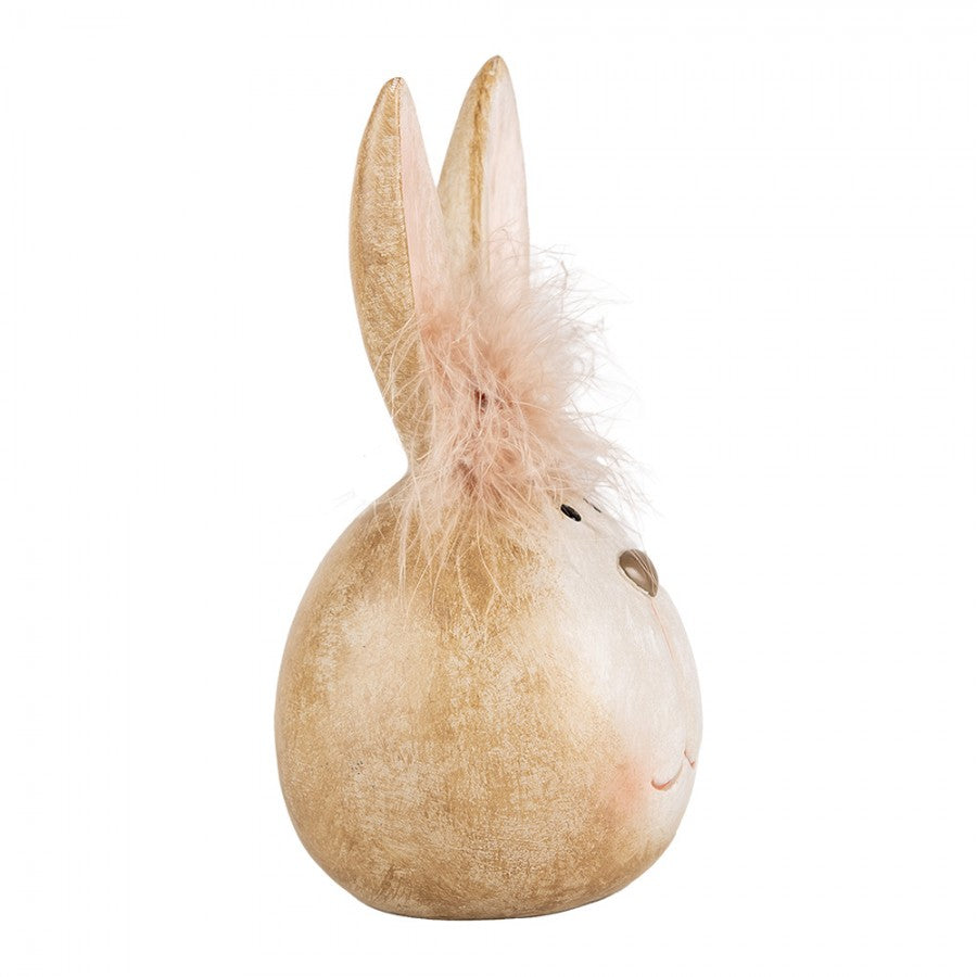 Påskepynt Kanin Beige Ø 11x21 cm