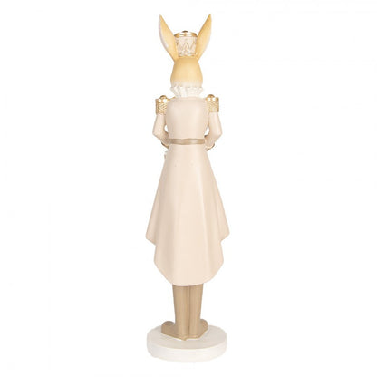 Påskepynt Kanin 47 cm Beige Gullfarget