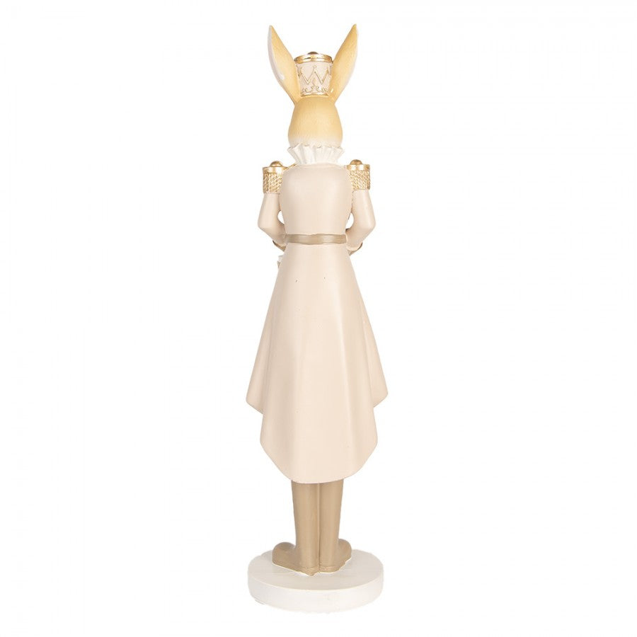 Påskdekoration Kanin 47 cm Beige  Guldfärgad.
