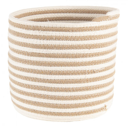 Dekorativt kurv sett med 3 Beige, Brun Ø 26x21 / Ø 26x21 / Ø 19x18 cm