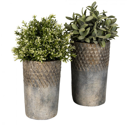 Blomsterpotte Innside Grå Ø 24x39 cm