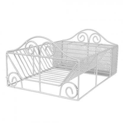 Redskapställ Kök Diskställ 40x27x18 Cm Vit järn