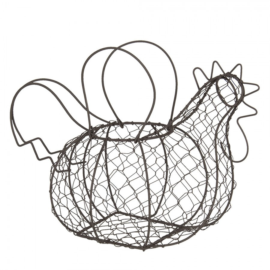 Påskepynt eggholder Sort 40x23x28 cm