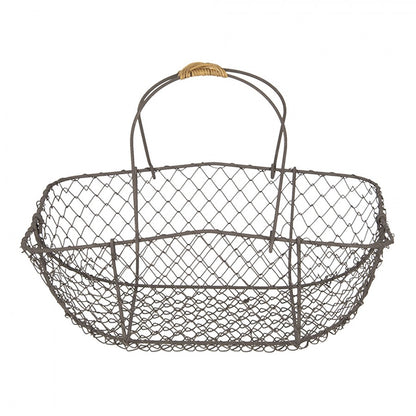 Dekorativt kurv sett med 4 stk Brun Maks 38x28x36