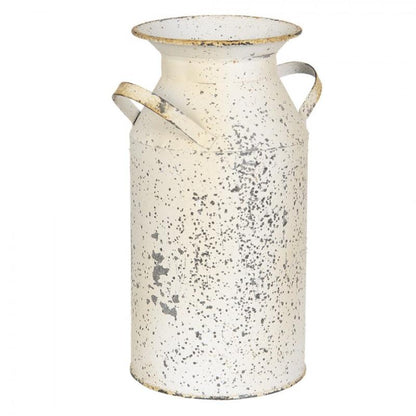 Dekorativ Kanna Mjölkkanna 15x11x23 Cm Beige Grå järn