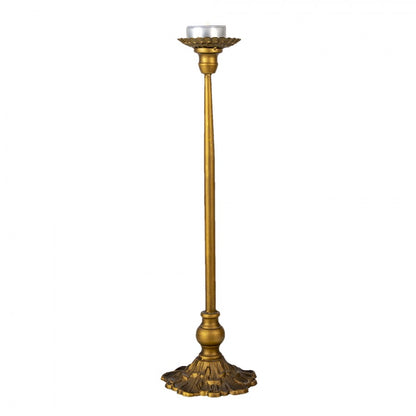 Ljusstake Guldfärgad metall Ø 14x51 Cm