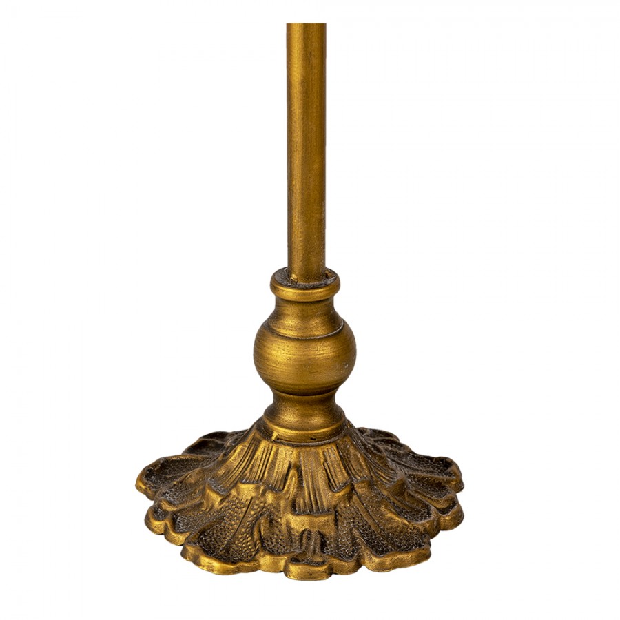 Ljusstake Guldfärgad metall Ø 14x51 Cm