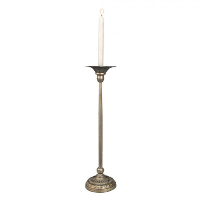 Ljusstake Silver Ø 12x50 cm