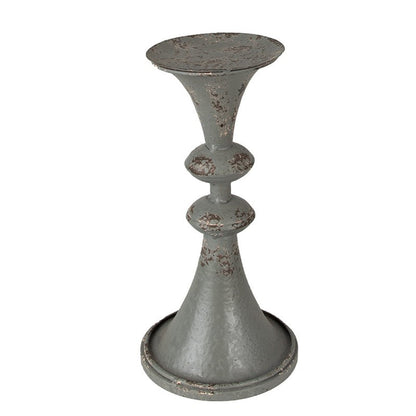 Lysestake 26 Cm Lysestake i grått Metall
