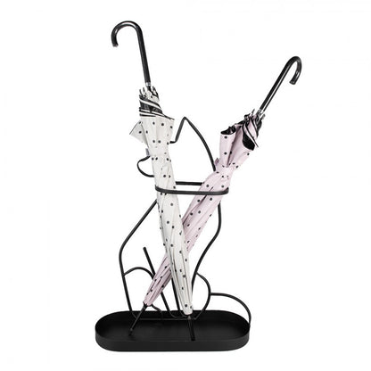 Paraplyställ Cat 59 Cm Svart järn