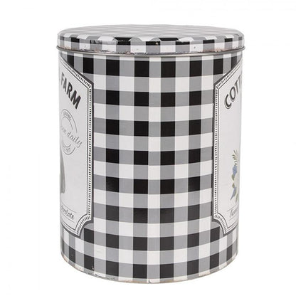 Dekorativ Låda Förvaringslåda 2-pack Vit Metall Kanin Ø 20x24/17x23 cm