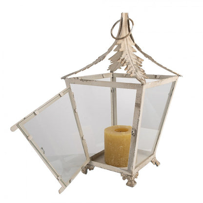 Ljuslykta Beige 26x26x47 cm