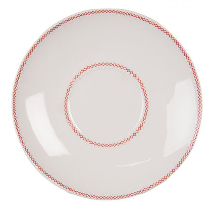 Kjøkkenservise Kopp og tallerken Beige Brun 12x9x6 cm / Ø 14x2 cm / 200 ml 4-pakning