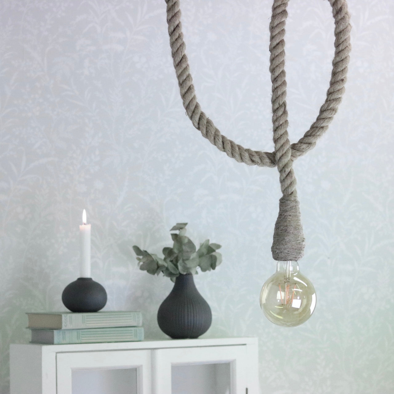 Taklampe Rep 150 cm beige