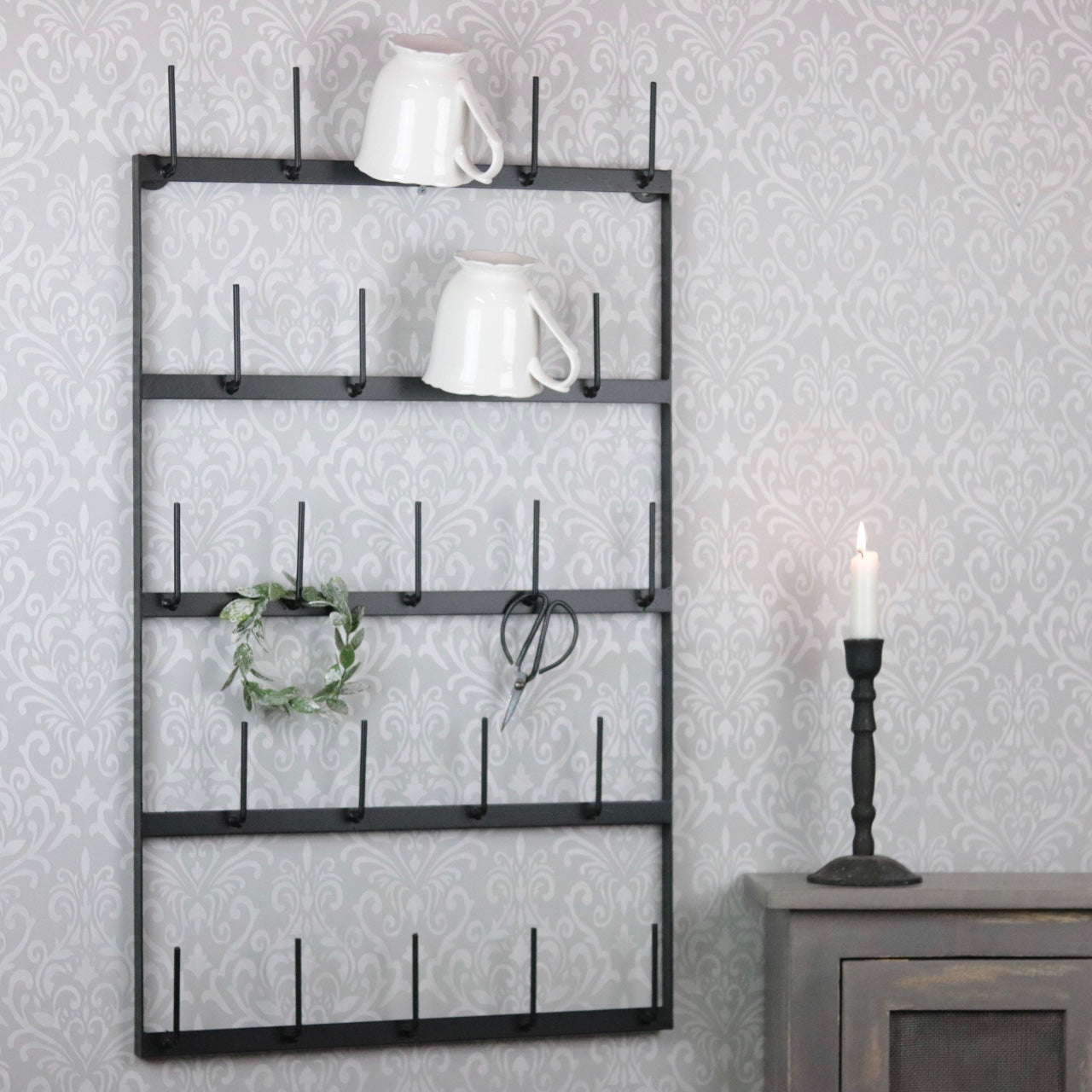 Redskapsholder Kopprullholder Vegg 44x5x77cm