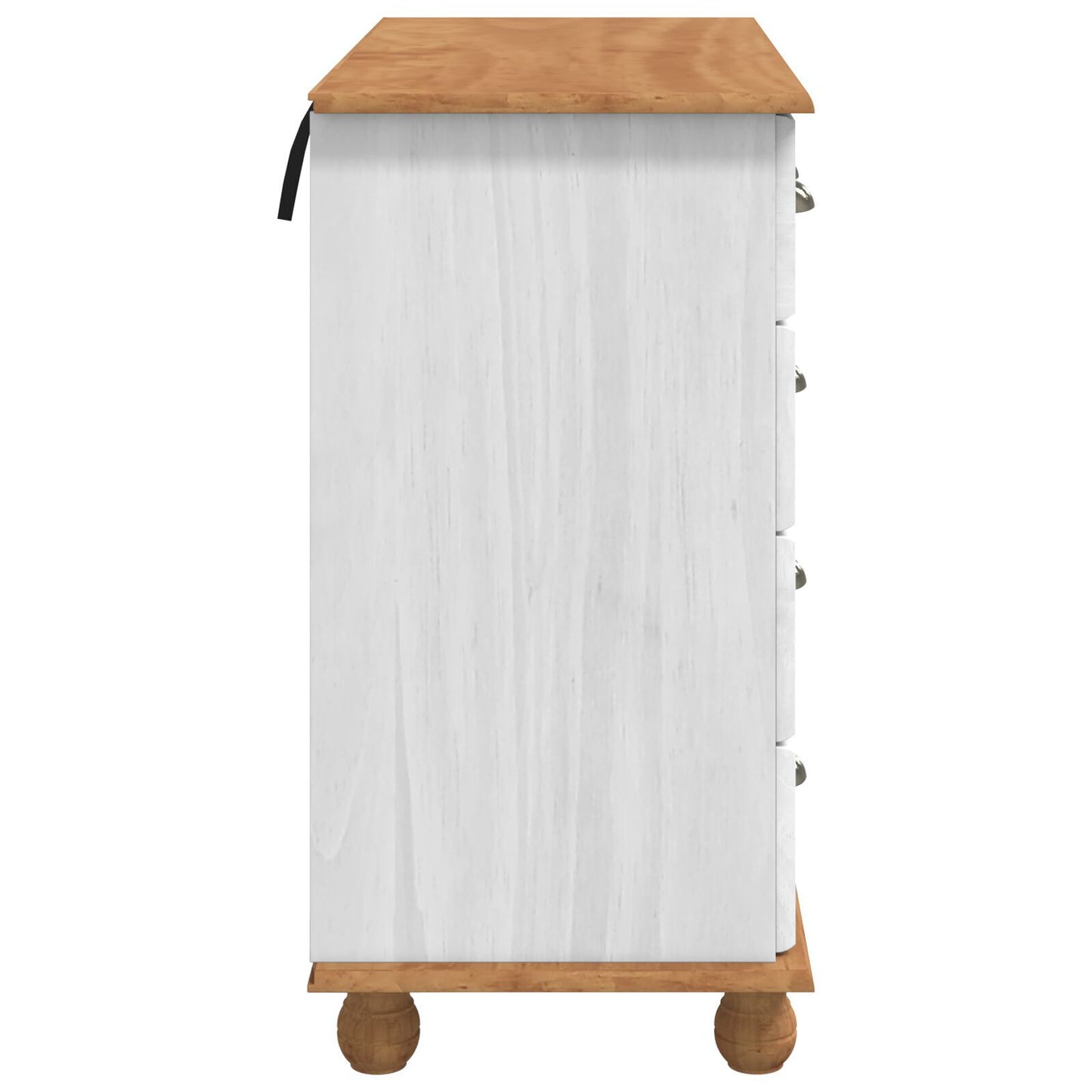 Kommode Hvit 'ASKIM' 91x40x79 cm Solid Tre Pine