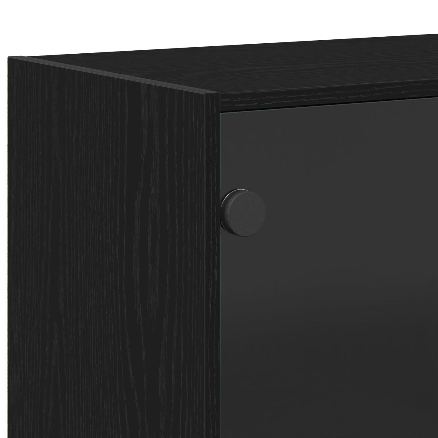 Skjenk Svart Eik 102x37x75,5 cm Konstruksjons Tre