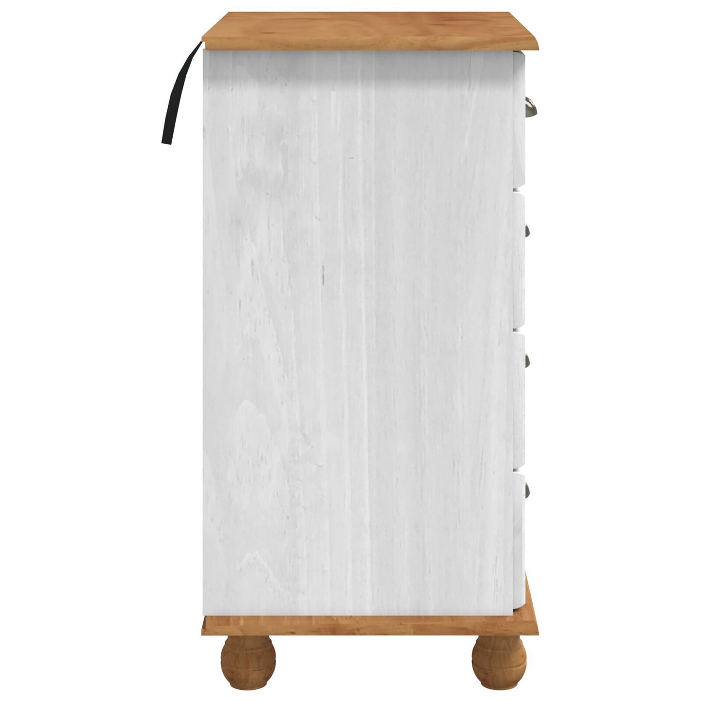Kommode Hvit 'ASKIM' 45.8x40x79 cm Solid Tre Furu
