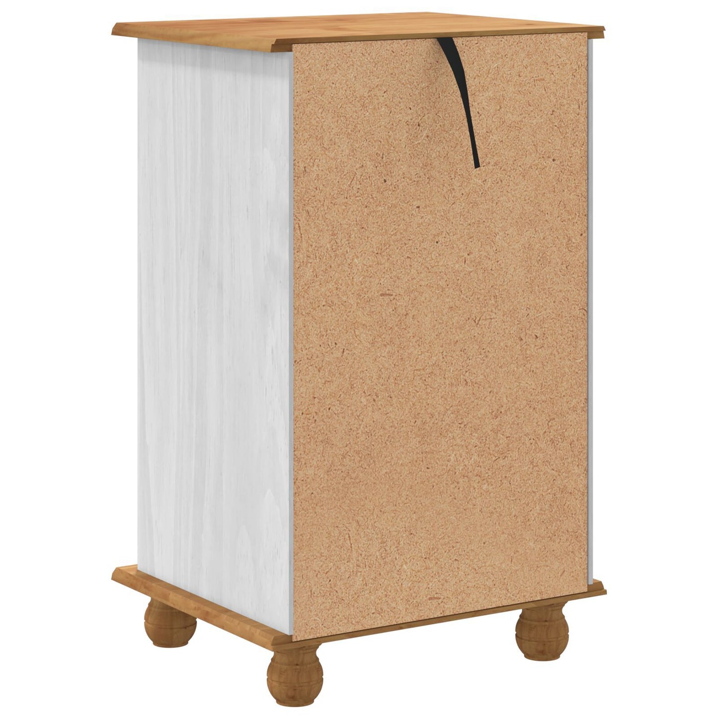 Kommode Hvit 'ASKIM' 45.8x40x79 cm Solid Tre Furu