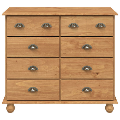 Kommode Honningbrun 'ASKIM' 91x40x79 cm Massivt trefuru