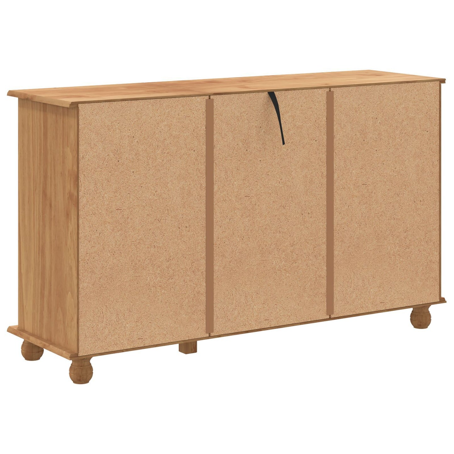 Kommode Brun "ASKIM" 79x40x133.5 cm Solid Furu