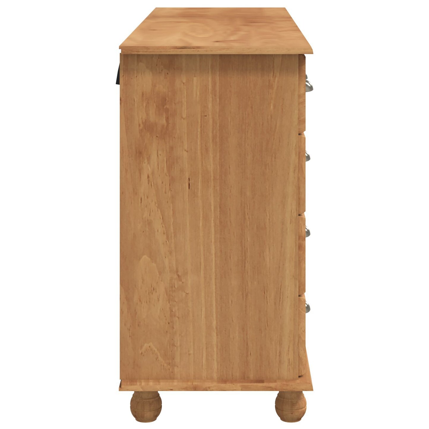 Kommode Brun "ASKIM" 79x40x133.5 cm Solid Furu