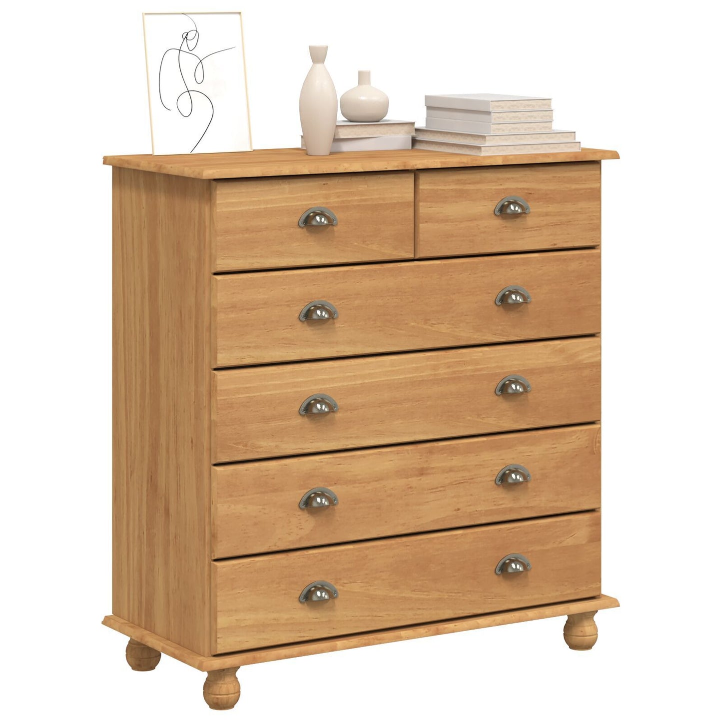 Kommode Tre 'ASKIM'91x40x95.5 cm Solid Tre Furu