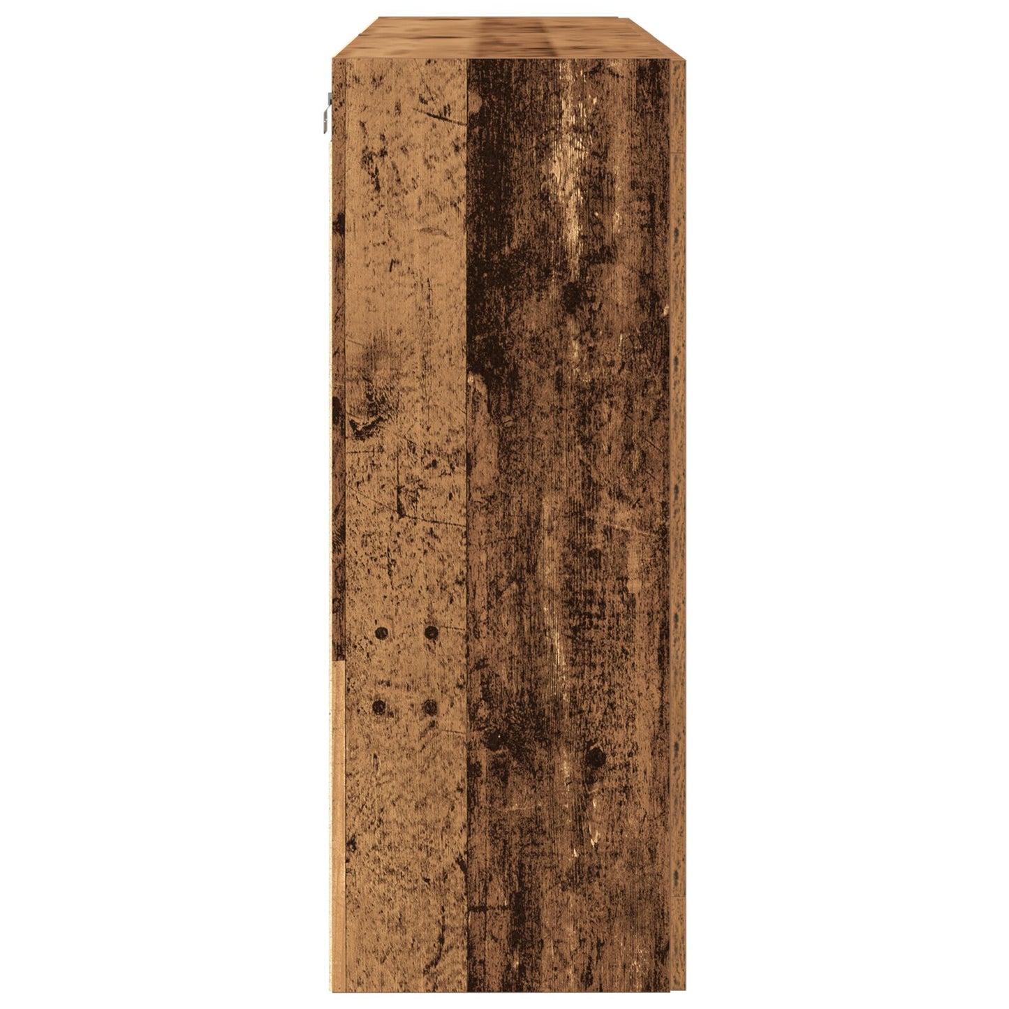 Veggskap Sett med 2 Brun Massivt tre 139 x 34 x 90 cm