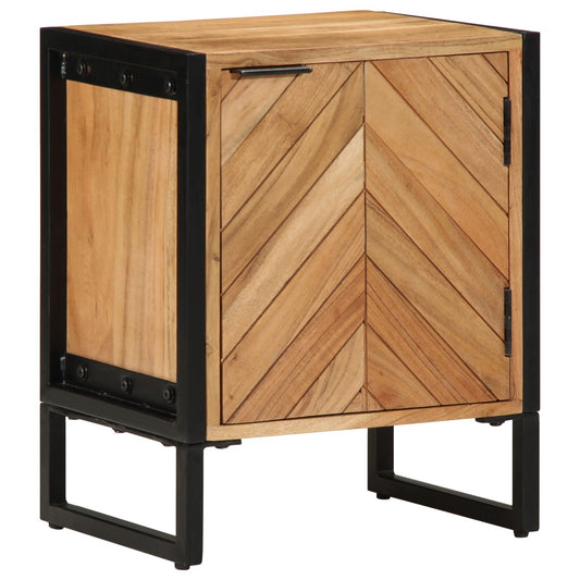 Nattbord Sengbord Tre 40x30x50 cm Massivt Tre Akasie