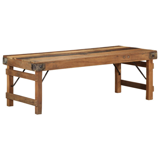 Salongbord Sofabord Tre 110x55x40 cm Solid Tre Gjenvunnet