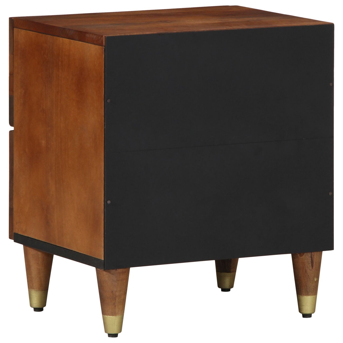 Balkongbord Sengebord Honningbrun Solid Sheeshamtre 40 x 33 x 46 cm Sengebord