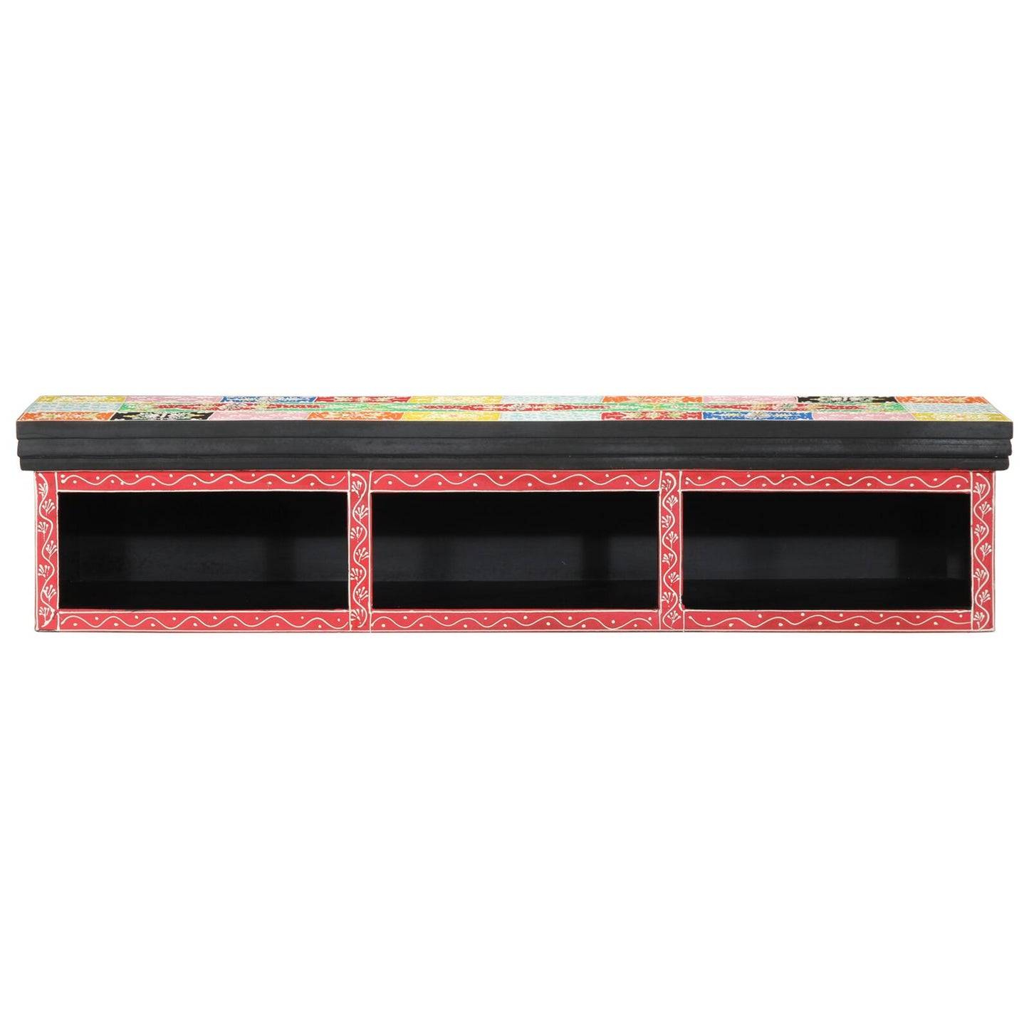 TV-Møbel Tre Tv-hylle Vegghengt Flerfarget 100x30x22cm