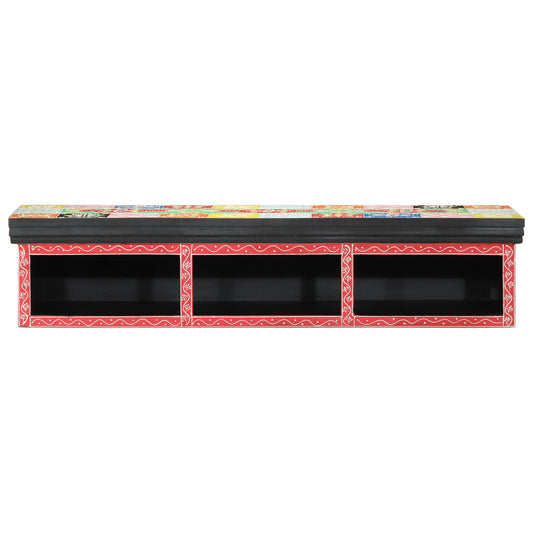 TV-Møbel Tre Tv-hylle Vegghengt Flerfarget 100x30x22cm