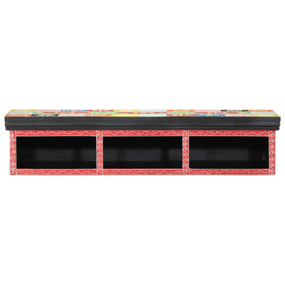 TV-Møbel Tre Tv-hylle Vegghengt Flerfarget 100x30x22cm