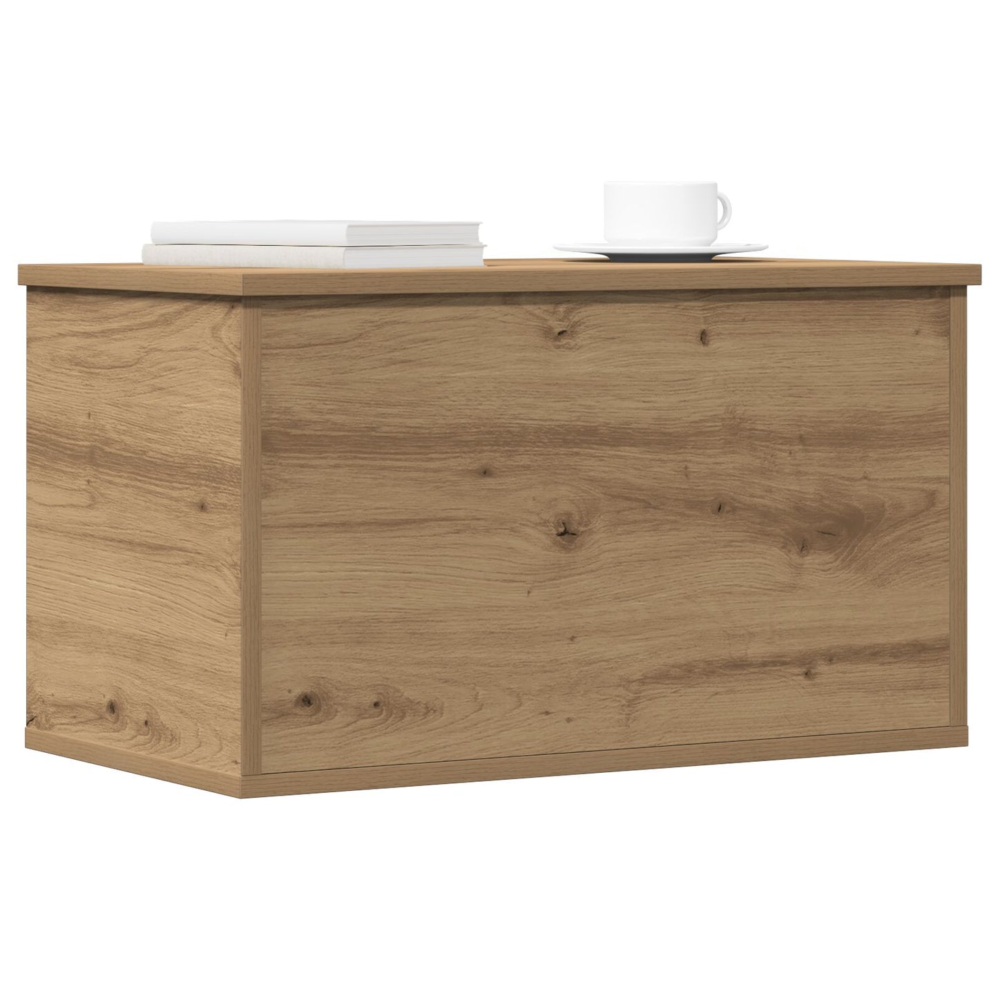 Oppbevaringskiste med Lokk Artisan Eik 60x35x35 cm Ingeniørtre