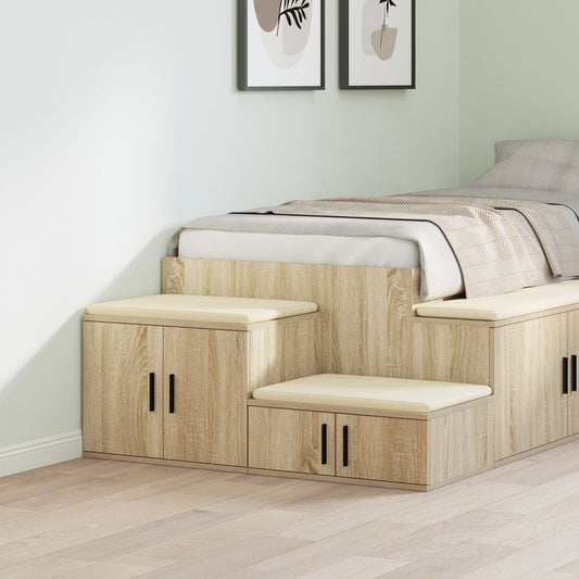 Oppbevaringsskap i Sonoma Eik 118x41x40 cm Ingeniørtre