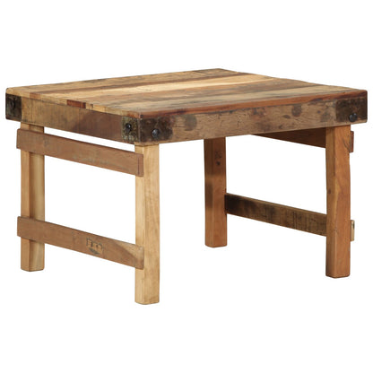 Sidebord Tre 55x60x40 cm Massivt gjenvunnet tre