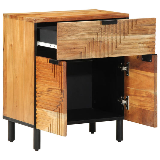 Nattbord Sengbord Tre 50x33x60 cm Massivt akasietre